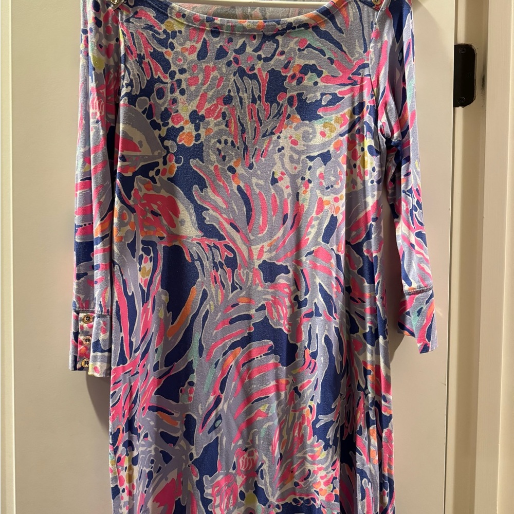 Lilly Pulitzer Sophie UPF 50 dress shrimply chic